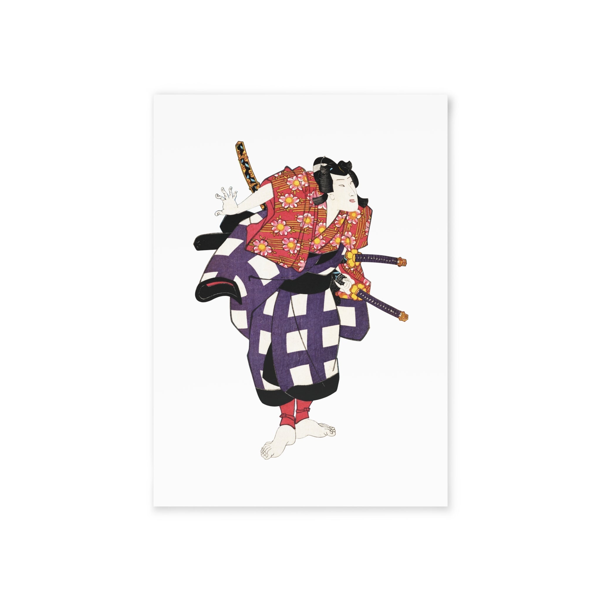 Toneri Sakuramaru Postcard - Manga Hanga - 13875382170764367820