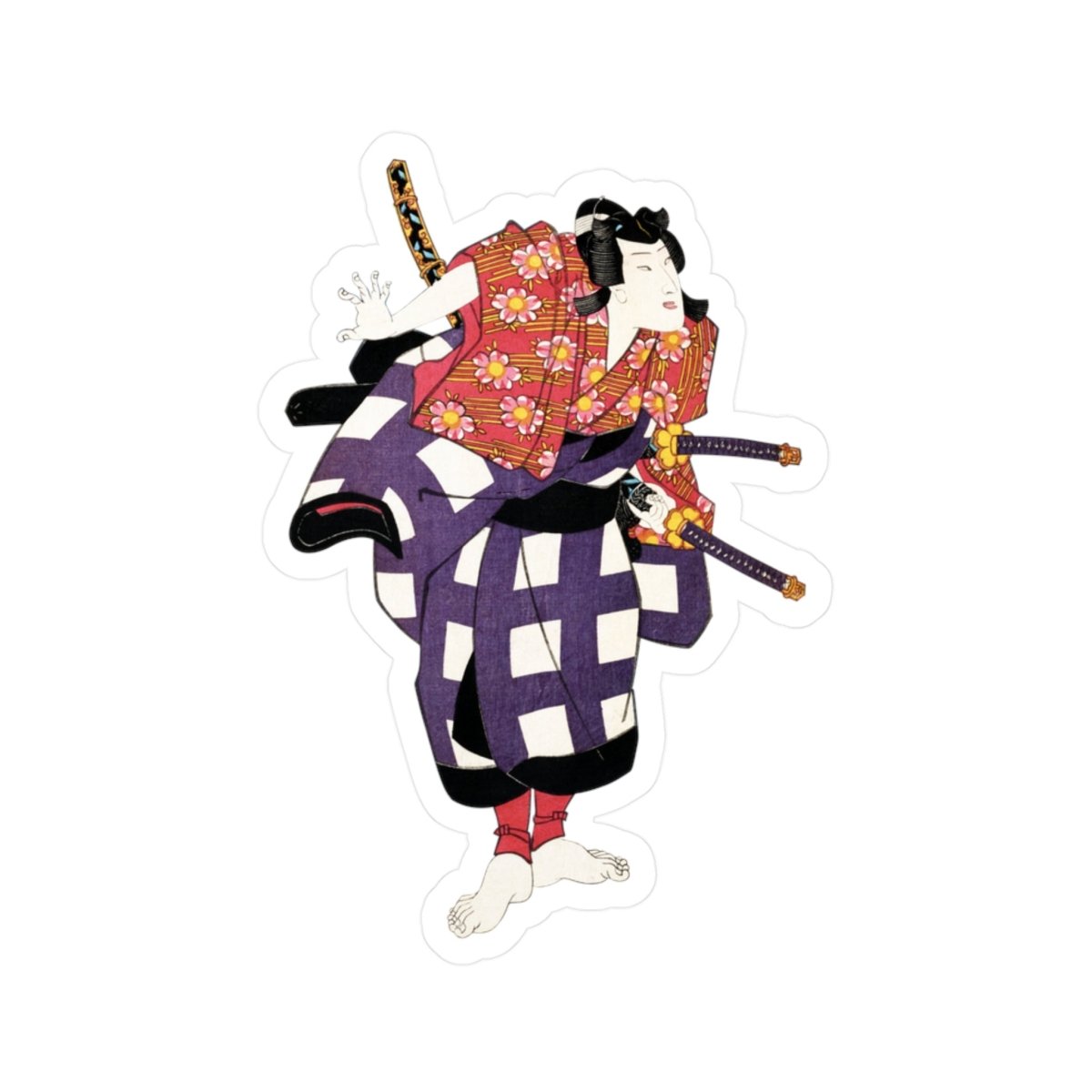 Toneri Sakuramaru Sticker - Manga Hanga - 18889290456792798272