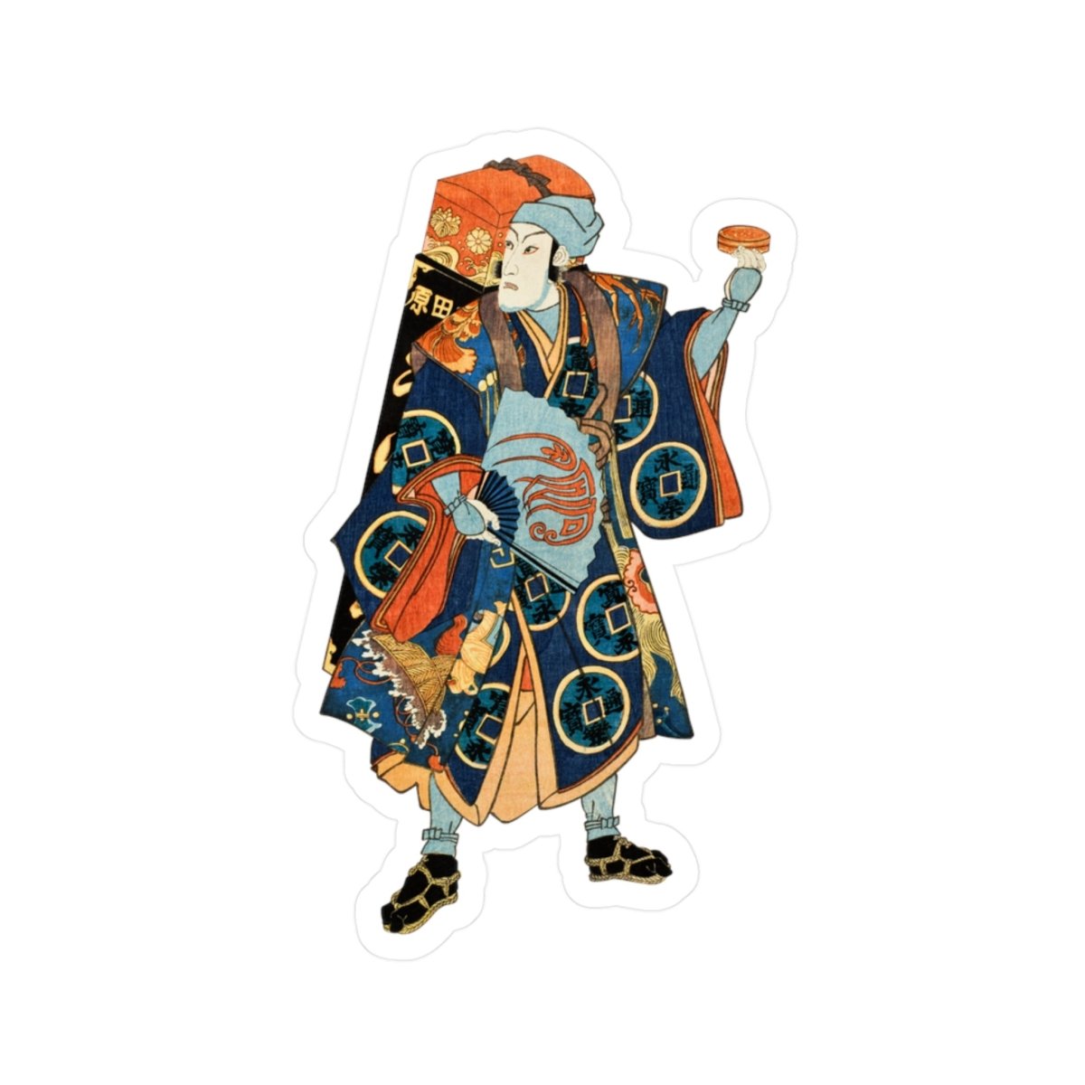 Toraya Tokichi Sticker - Manga Hanga - 20424854565249170055