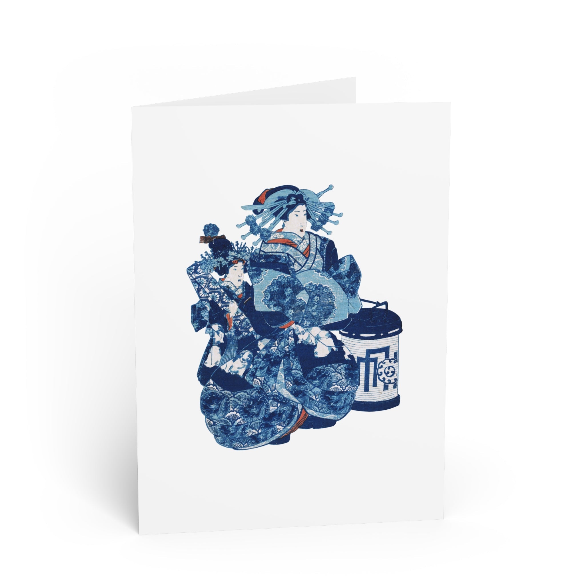 Usugumo Greeting Card - Manga Hanga - 10079341209688164037
