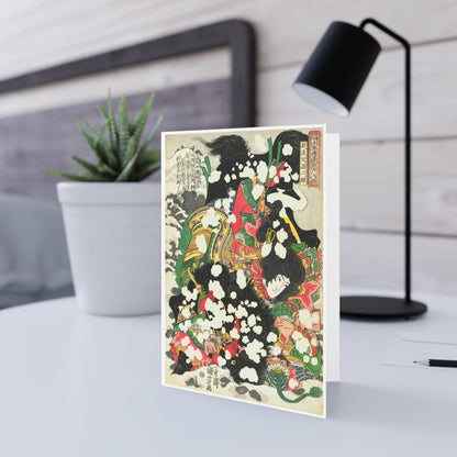 Manga Hanga - Greeting Card - Greeting Card - Boyasha Sonjirō (母夜叉孫二娘) - 24856436365445462177