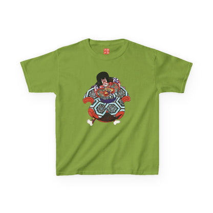 Manga Hanga - Kids clothes - Akushichibyōe Kagekiyo Kids T-Shirt - 18915833634344237953