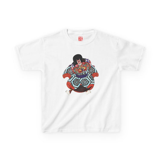 Manga Hanga - Kids clothes - Akushichibyōe Kagekiyo Kids T-Shirt - 60652531805847913635