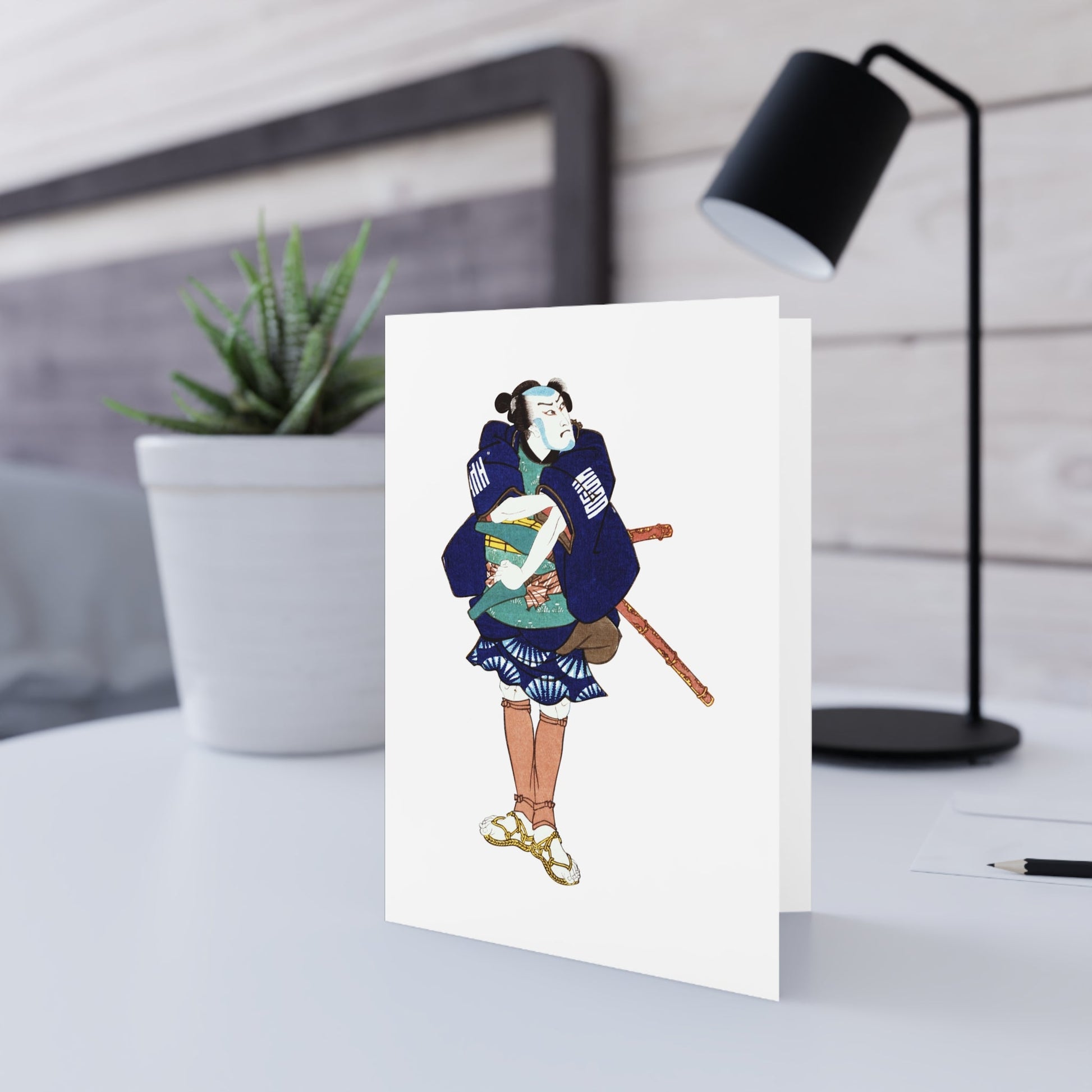 Manga Hanga - Paper products - Ashigaru Ichiuemon Greeting Card - 38552098143684399688