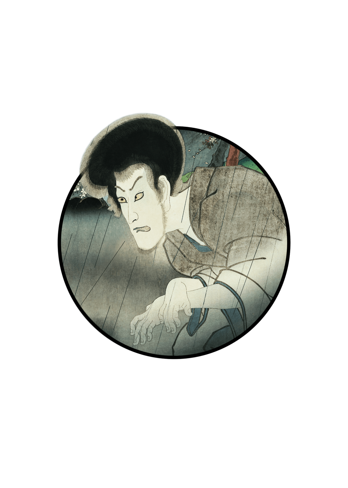 Manga Hanga - T-Shirt - Ghost of Seigen T-Shirt - Front - 11608240211529220455