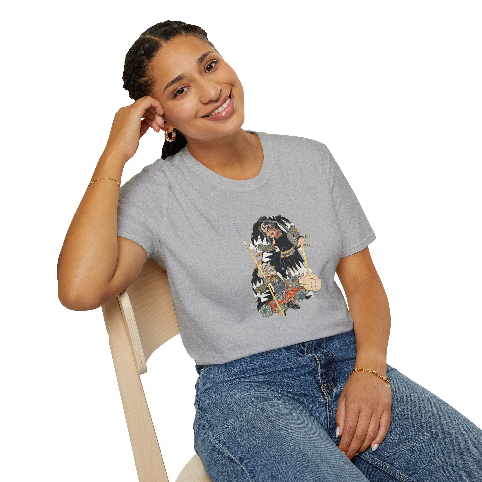 Manga Hanga - T-Shirt - Horibe Yatsubei and Horibe Yajibei T-Shirt - 32833555324022832460