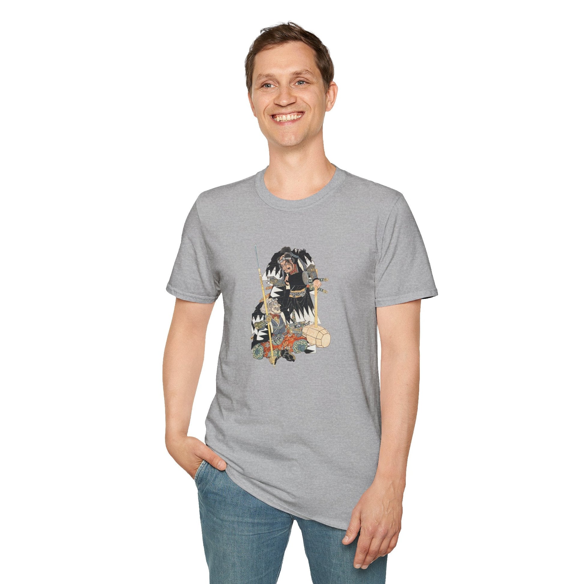 Manga Hanga - T-Shirt - Horibe Yatsubei and Horibe Yajibei T-Shirt - 32833555324022832460
