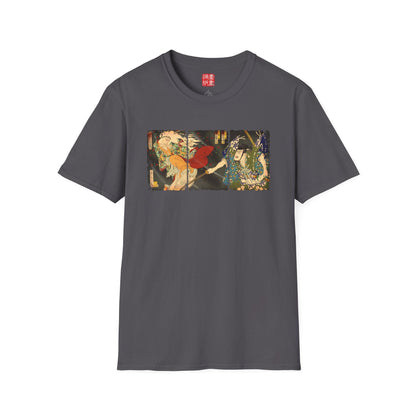 Manga Hanga - T-Shirt - Ibaraki Triptych T-Shirt - 11400580442326045462