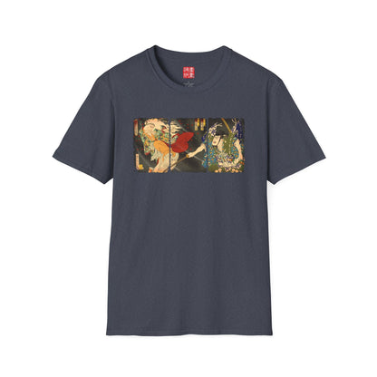 Manga Hanga - T-Shirt - Ibaraki Triptych T-Shirt - 11414039313359784006