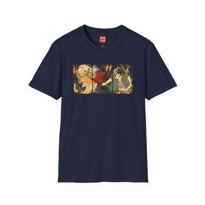 Manga Hanga - T-Shirt - Ibaraki Triptych T-Shirt - 13386995418091408787