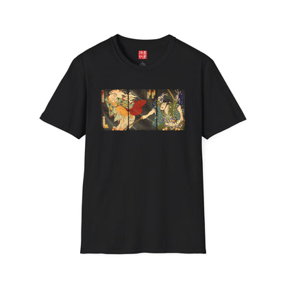 Manga Hanga - T-Shirt - Ibaraki Triptych T-Shirt - 24595373906608202418