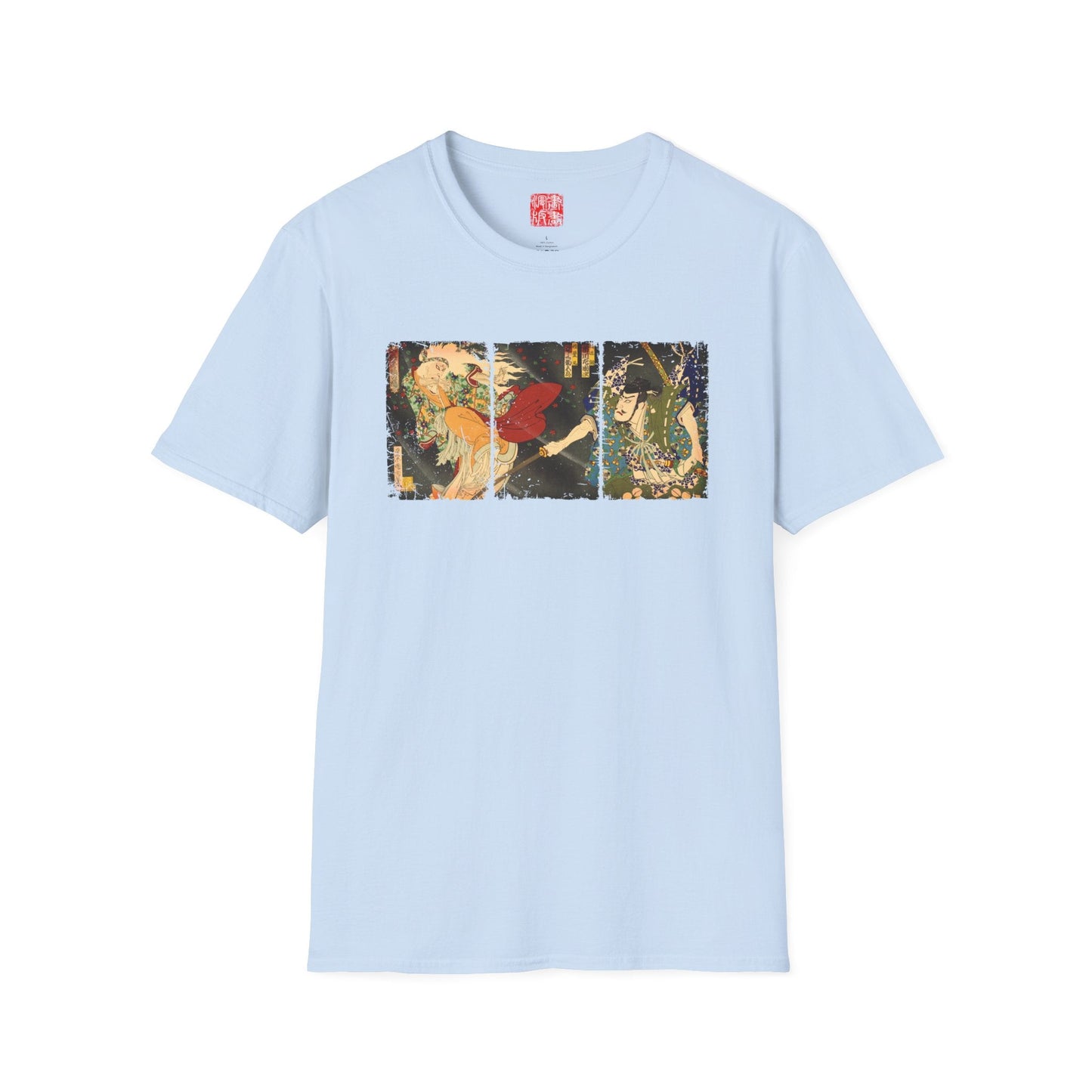 Manga Hanga - T-Shirt - Ibaraki Triptych T-Shirt - 46421292687521322580