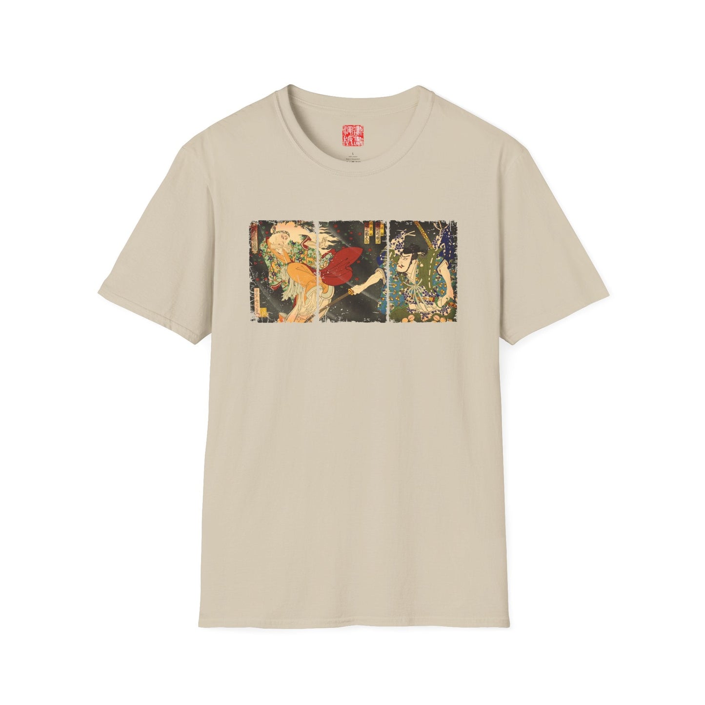 Manga Hanga - T-Shirt - Ibaraki Triptych T-Shirt - 60827781572319233535