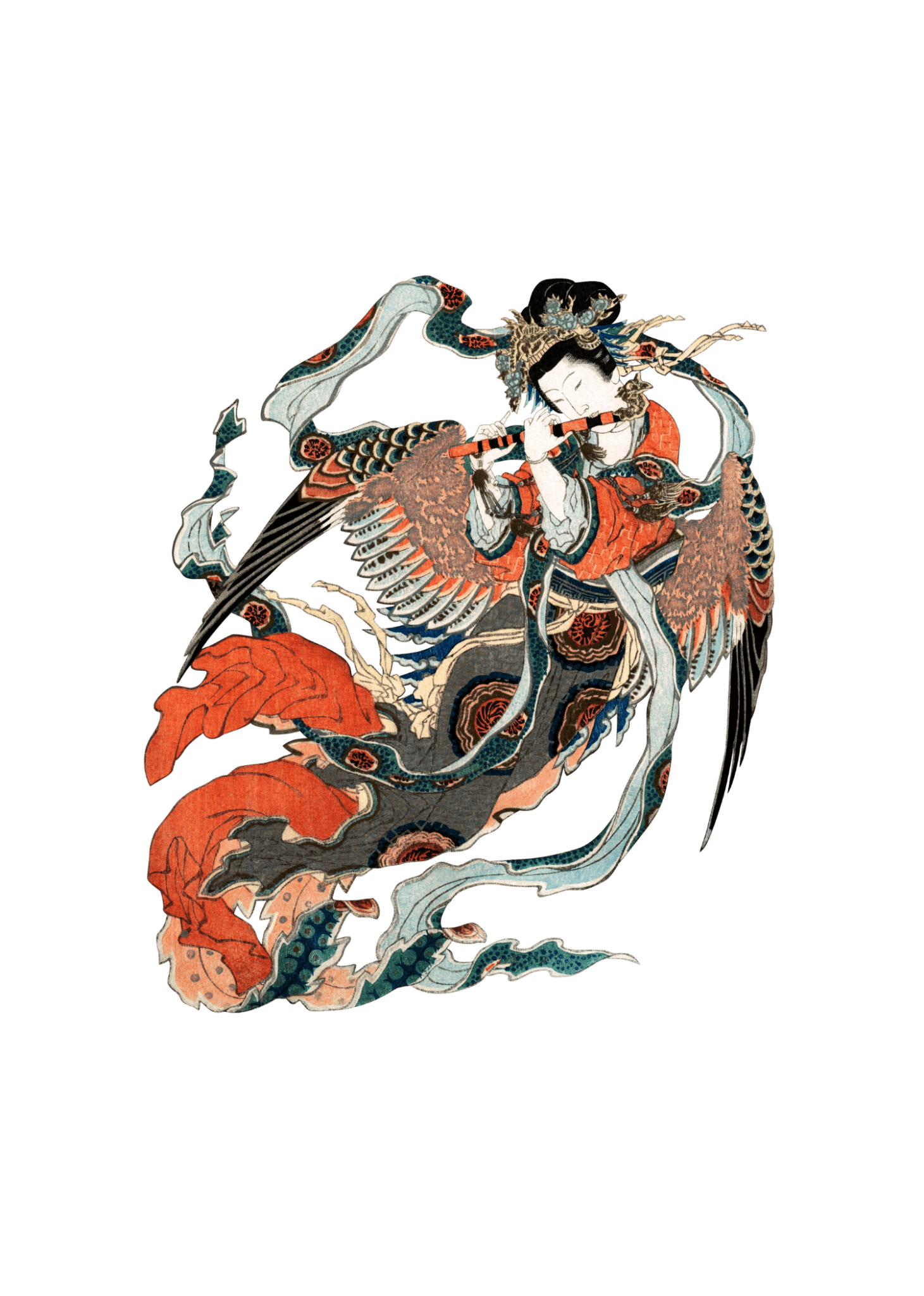 Manga Hanga - T-Shirt - Karyōbinga T-Shirt - 34006596670498653123