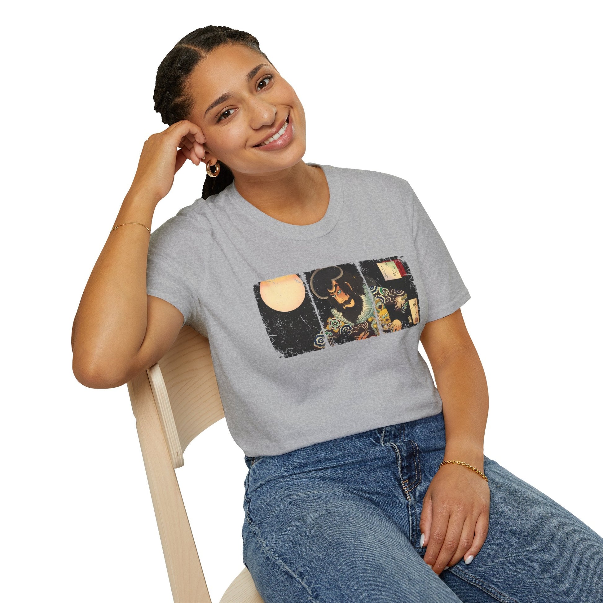 Manga Hanga - T-Shirt - Kezori Kuemon Triptych T-Shirt - 22960346820004513203
