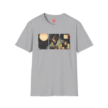 Manga Hanga - T-Shirt - Kezori Kuemon Triptych T-Shirt - 50871977202381134479