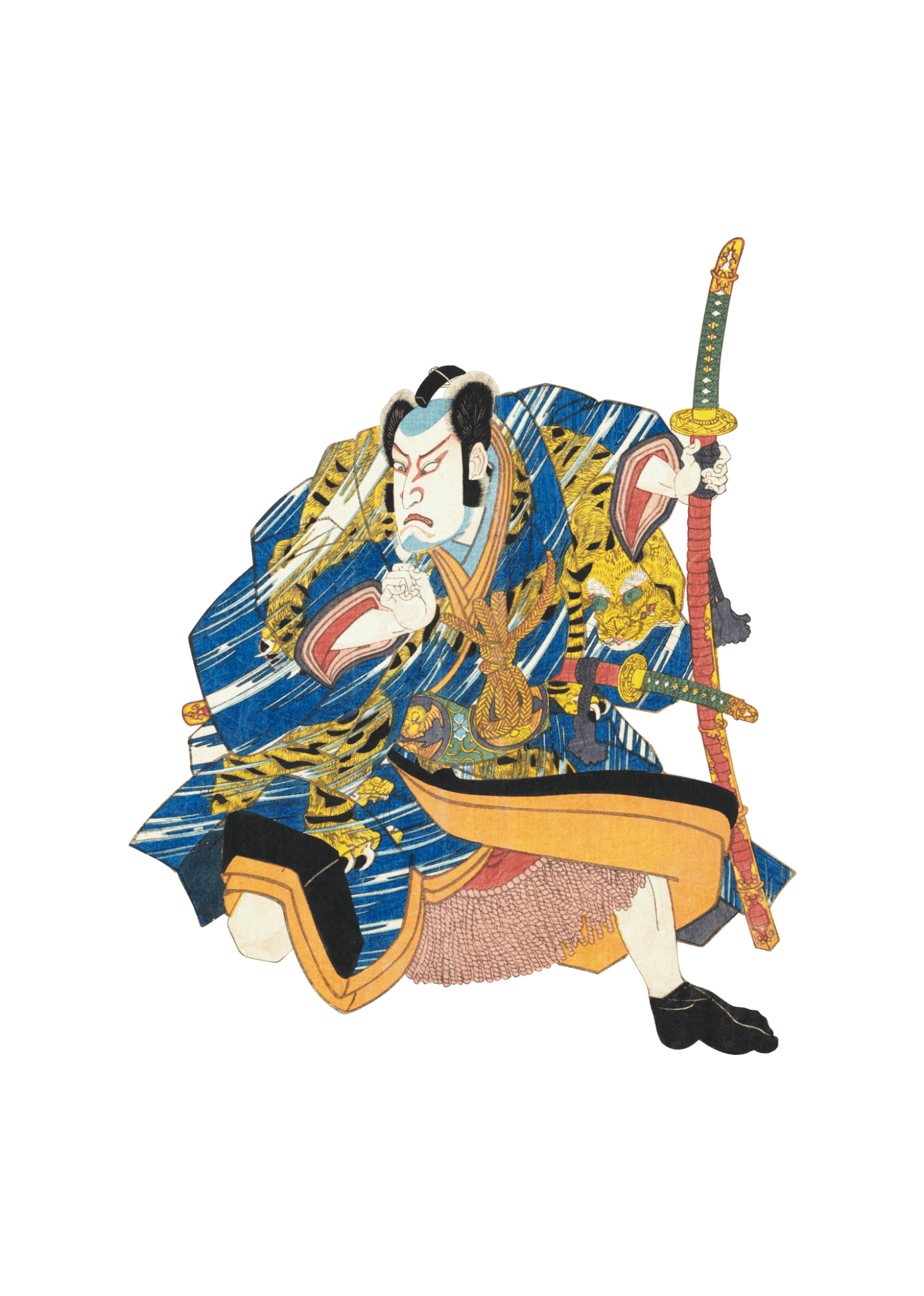 Manga Hanga - T-Shirt - Nakamura Shikan T-Shirt - 33418479989392917055