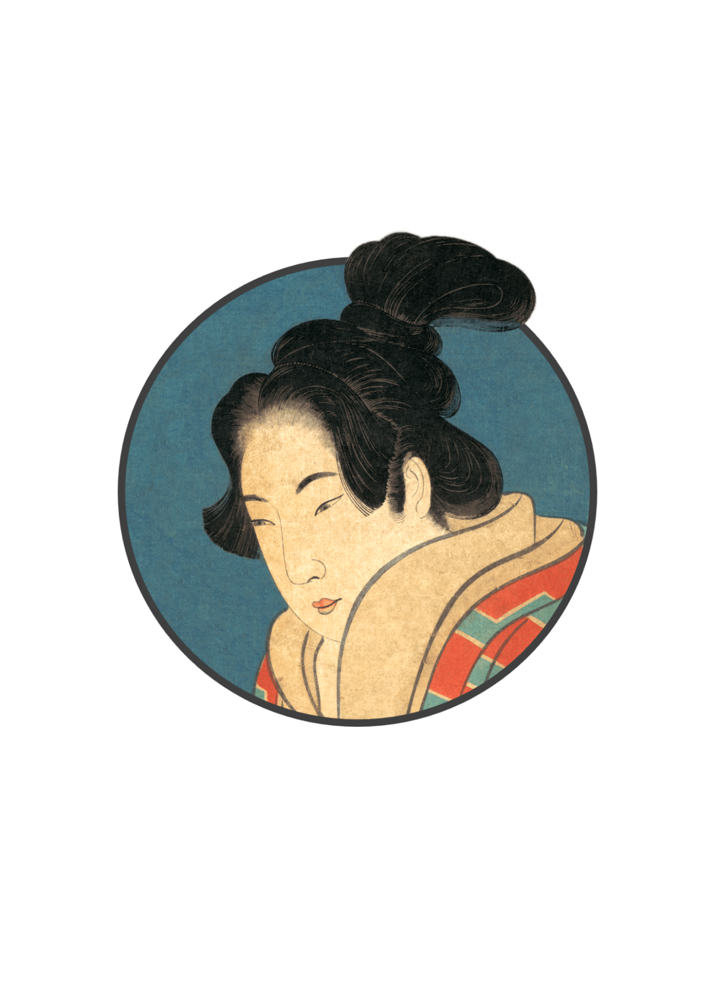 Manga Hanga - T-Shirt - Portrait of a Woman T-Shirt - Front - 23933817371427056687