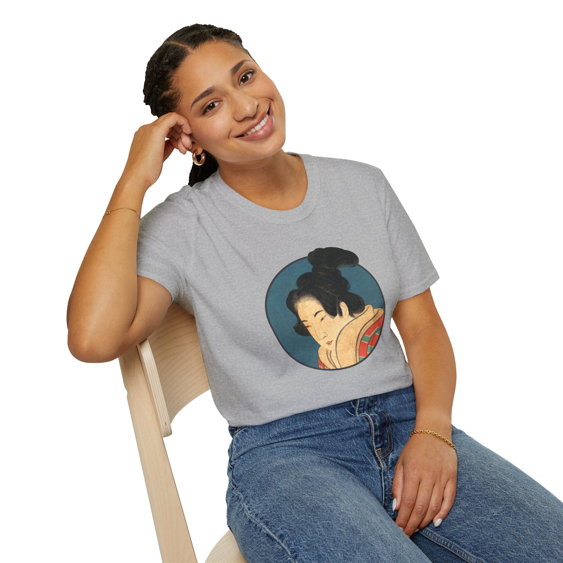 Manga Hanga - T-Shirt - Portrait of a Woman T-Shirt - Front - 23933817371427056687