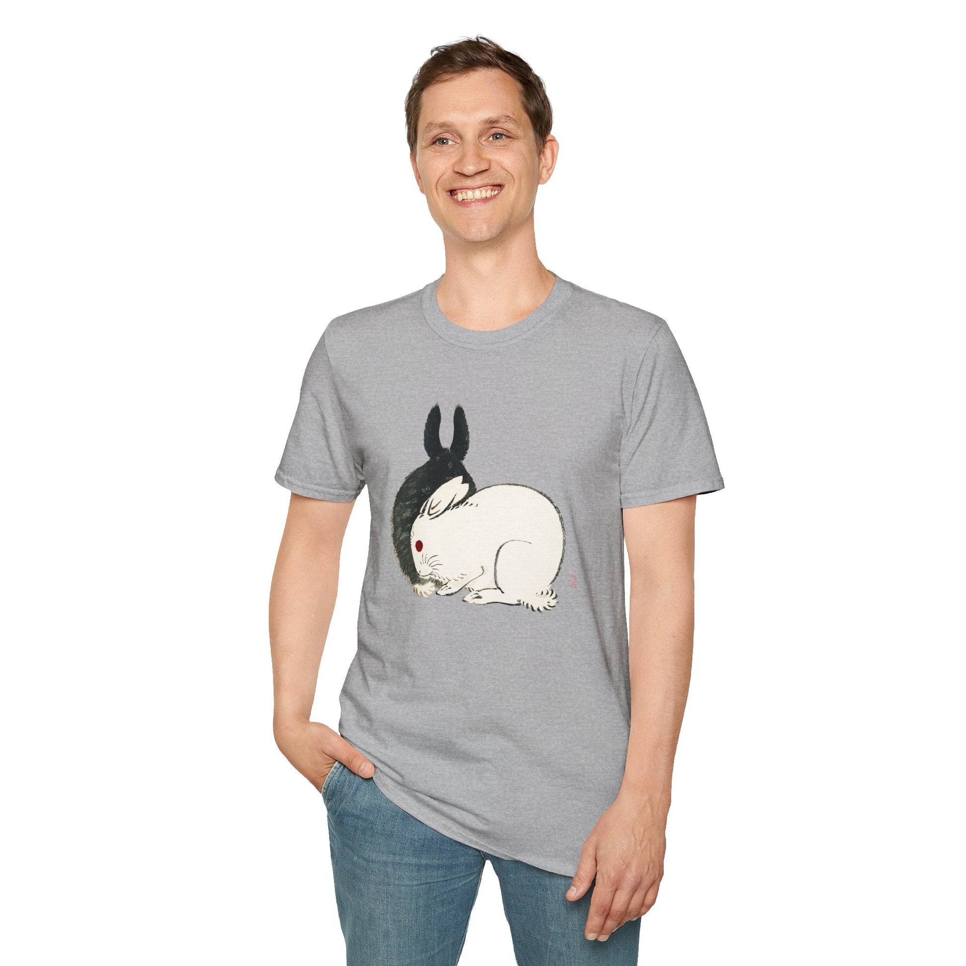 Manga Hanga - T-Shirt - Rabbit T-Shirt - 14079440757305985069
