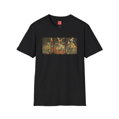 Manga Hanga - T-Shirt - Shijōnawate Triptych T-Shirt - 13929853536527081715