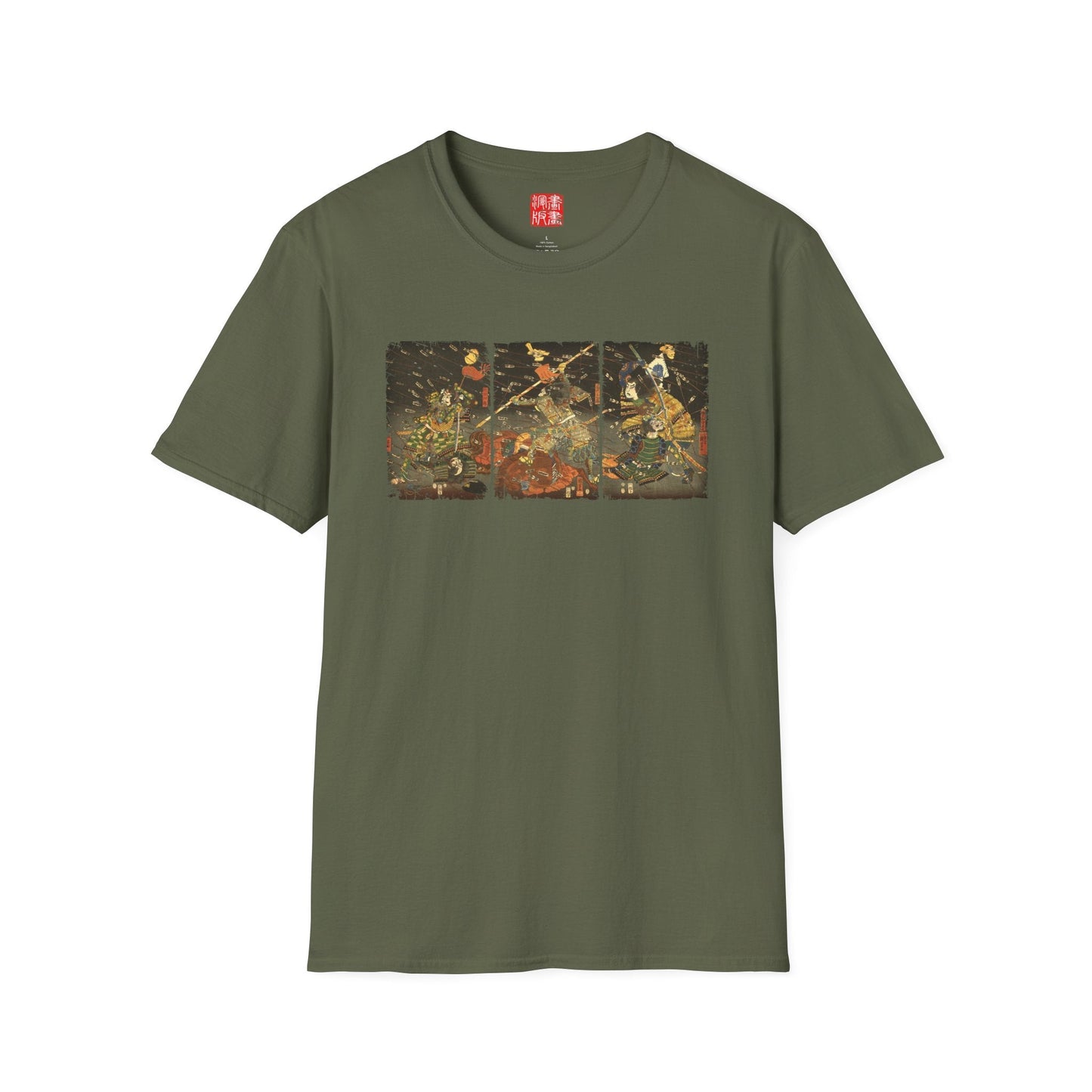 Manga Hanga - T-Shirt - Shijōnawate Triptych T-Shirt - 47947606532635827296