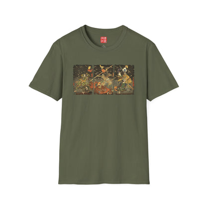 Manga Hanga - T-Shirt - Shijōnawate Triptych T-Shirt - 47947606532635827296