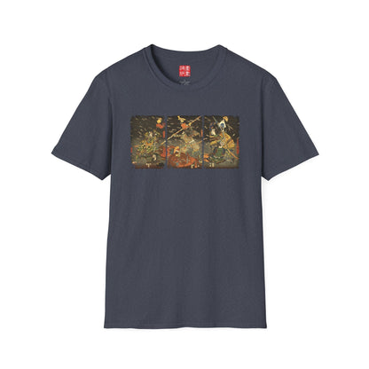 Manga Hanga - T-Shirt - Shijōnawate Triptych T-Shirt - 48687723696584425838
