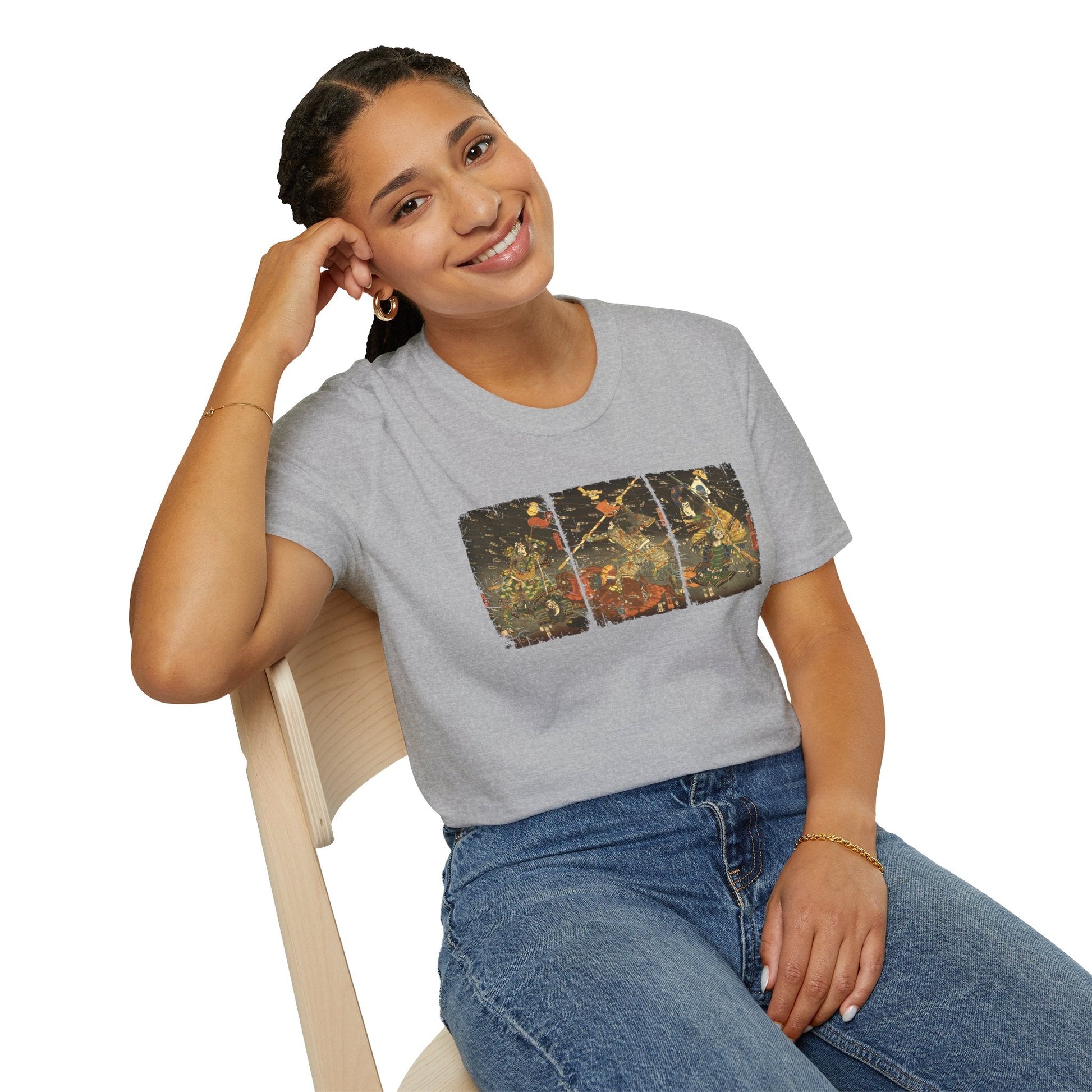 Manga Hanga - T-Shirt - Shijōnawate Triptych T-Shirt - 48687723696584425838