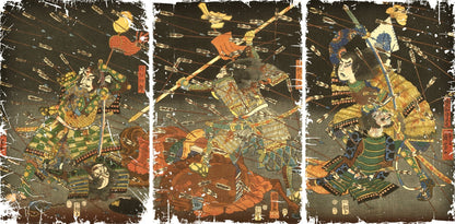 Manga Hanga - T-Shirt - Shijōnawate Triptych T-Shirt - 48687723696584425838