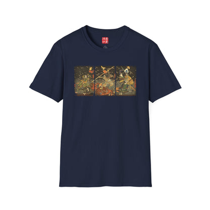Manga Hanga - T-Shirt - Shijōnawate Triptych T-Shirt - 49408310509019873465