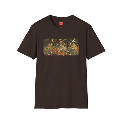 Manga Hanga - T-Shirt - Shijōnawate Triptych T-Shirt - 77050114534006297716